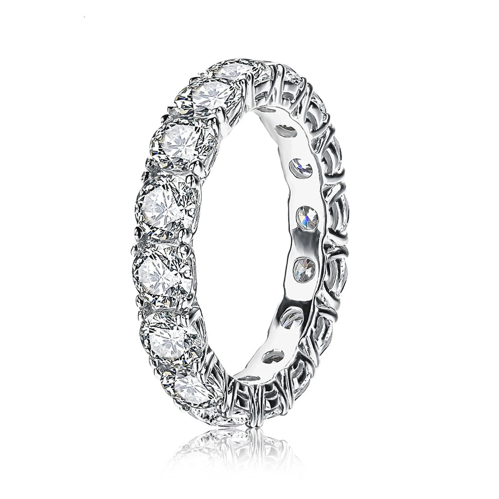 Eternity Band 4mm Moissanite Ring