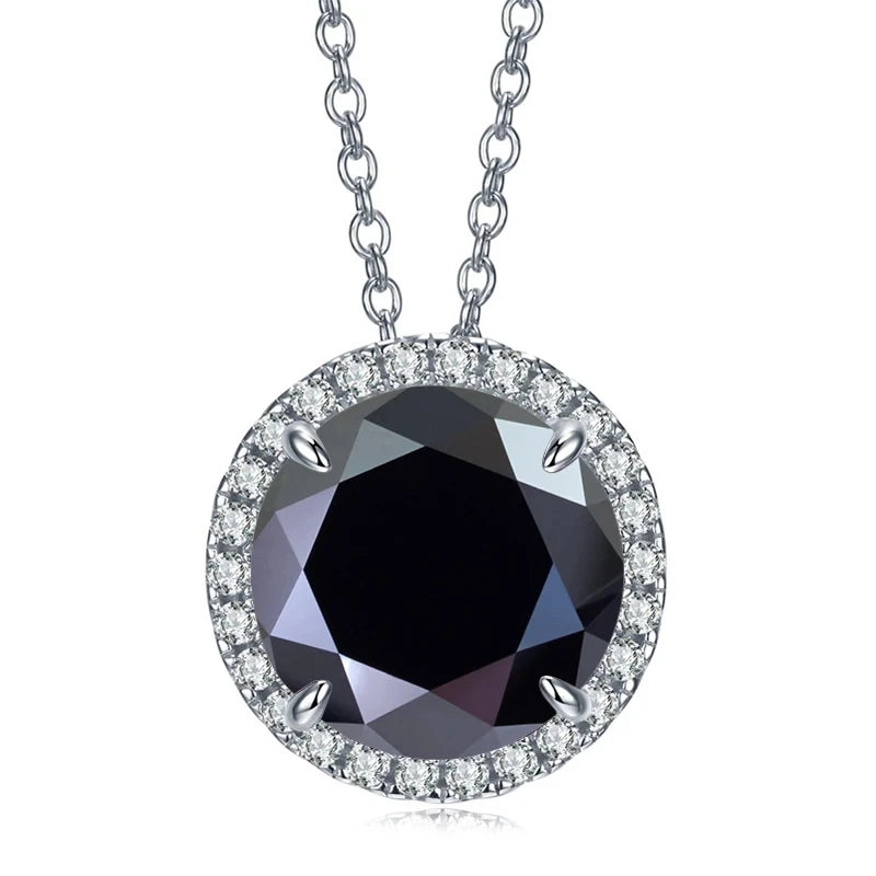 Classic S925 Sterling Silver Moissanite Necklace