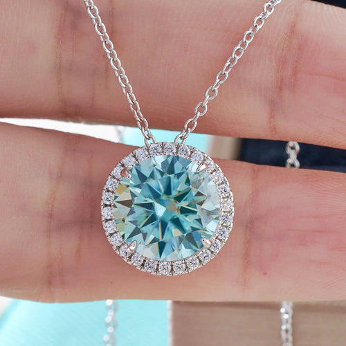 Classic S925 Sterling Silver Moissanite Necklace