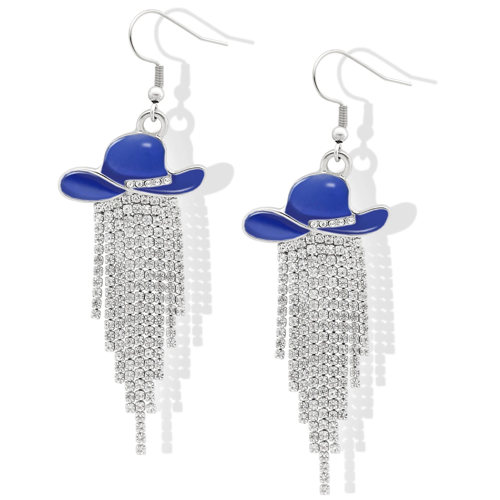 Western Cowgirl Sparkly Dangle Earrings