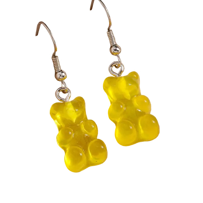 Gummy Bear Cute Drop Earrings