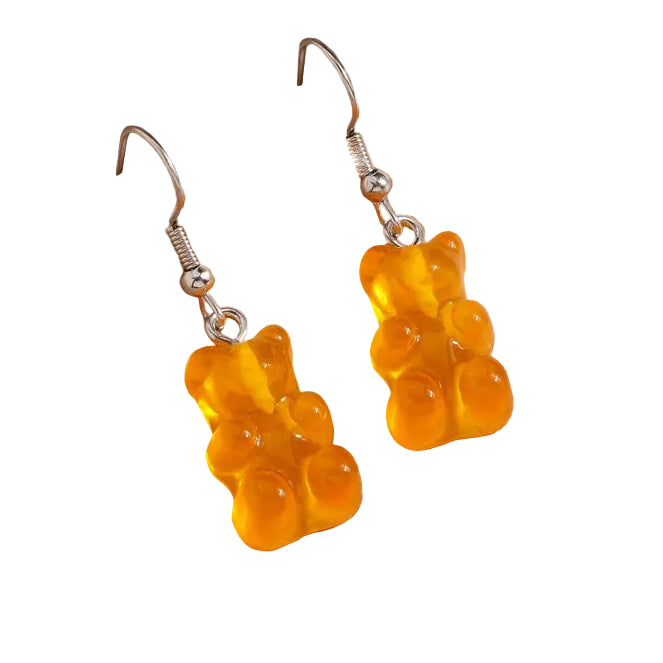 Gummy Bear Cute Drop Earrings