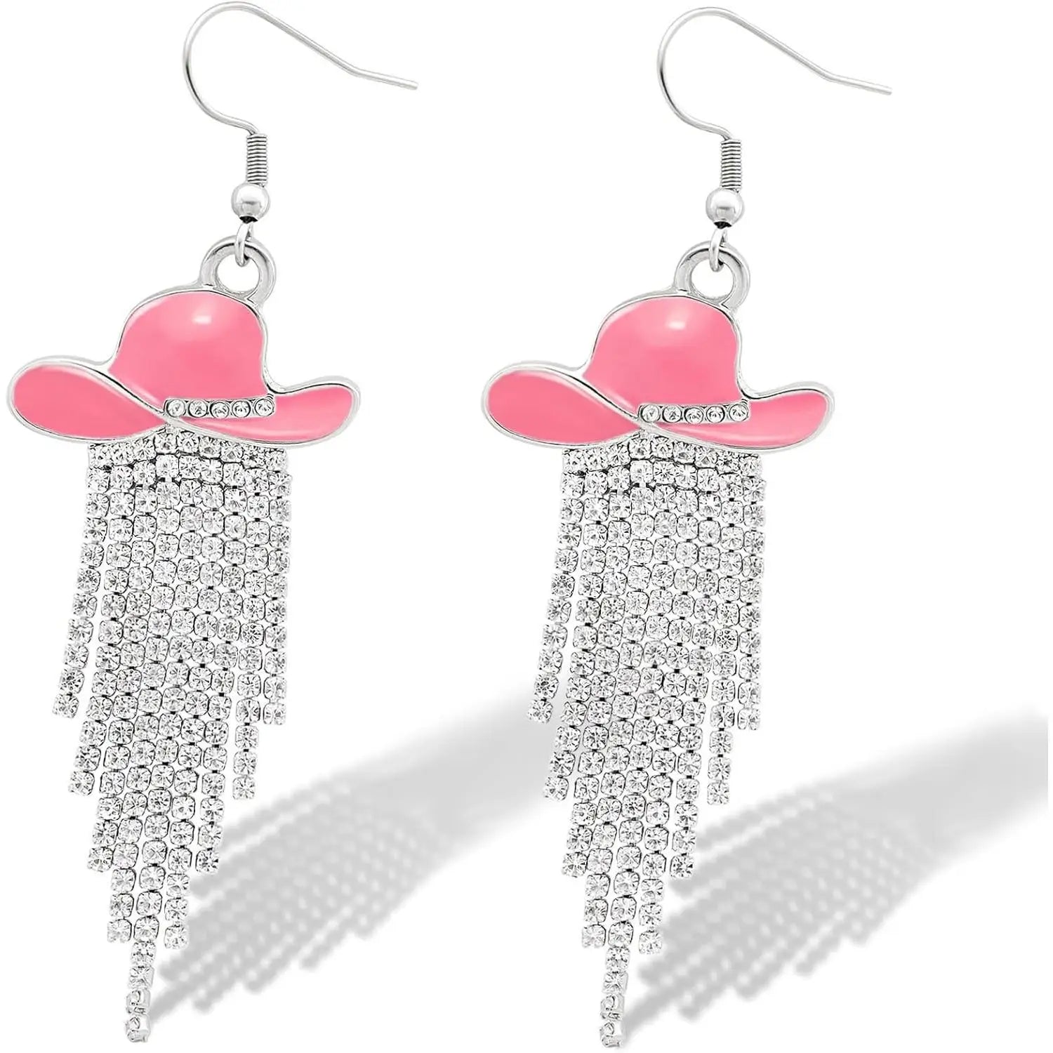 Western Cowgirl Sparkly Dangle Earrings