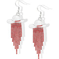 Western Cowgirl Sparkly Dangle Earrings