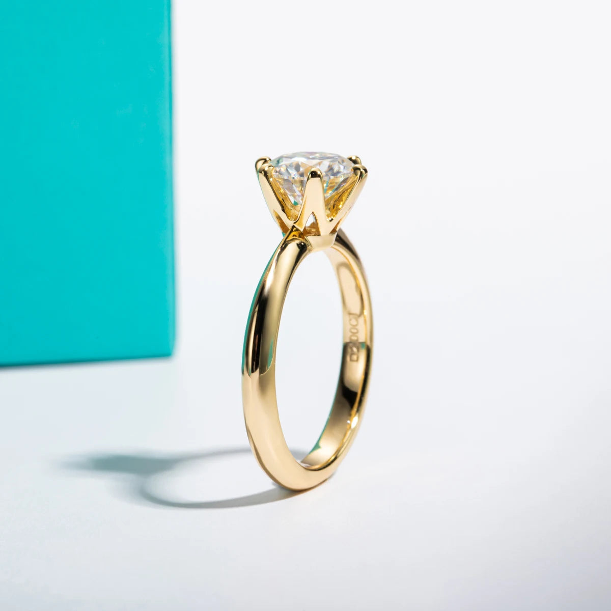 Sofia Gold-Plated Moissanite Engagement Ring