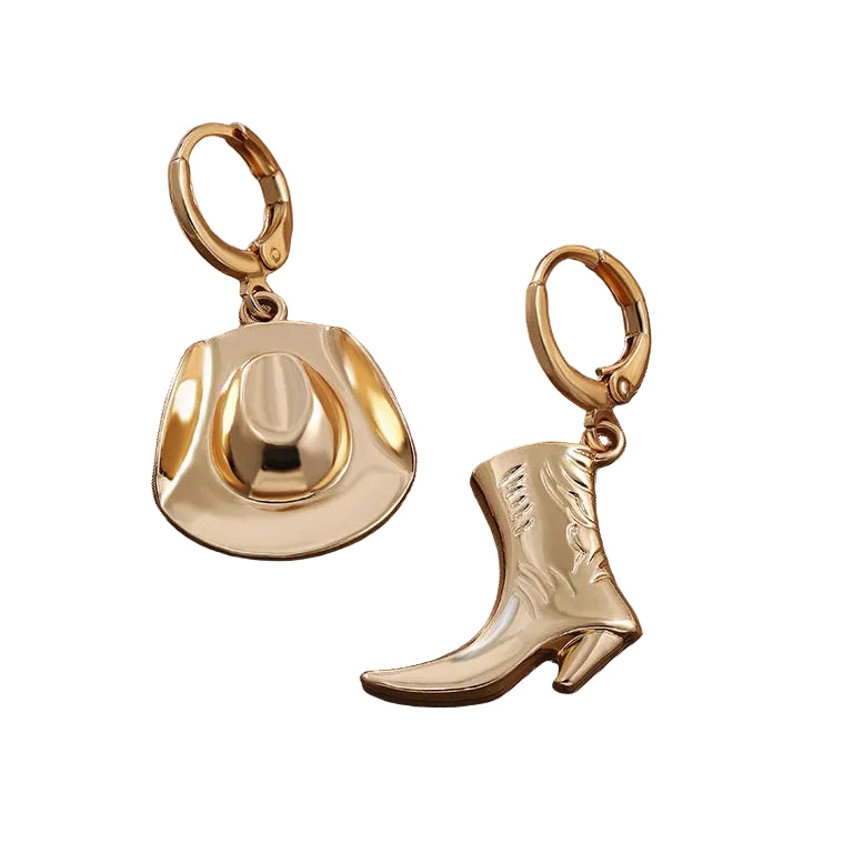 Western Cowgirl Hoop Earrings