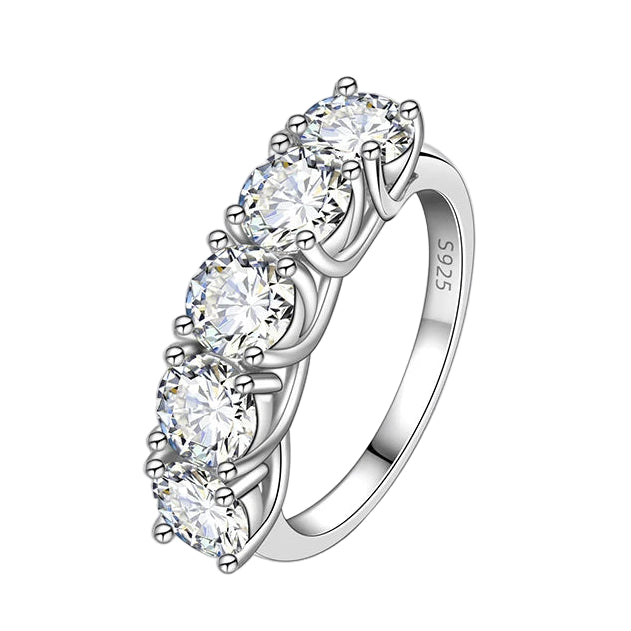 Delilah 2.5/5CT Moissanite Ring