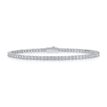 Layla S925 Sterling Silver Moissanite Tennis Bracelet