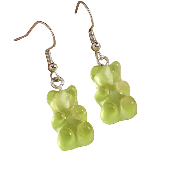 Gummy Bear Cute Drop Earrings