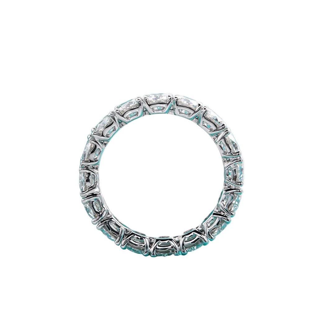 Eternity Band 4mm Moissanite Ring