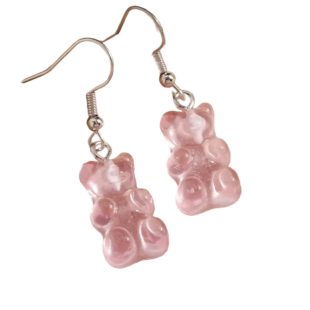 Gummy Bear Cute Drop Earrings