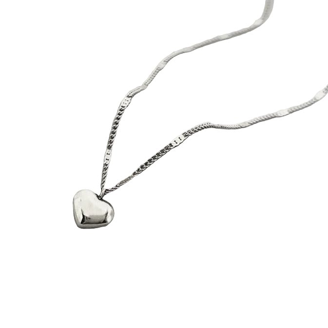 Gold Heart Pendant Necklace