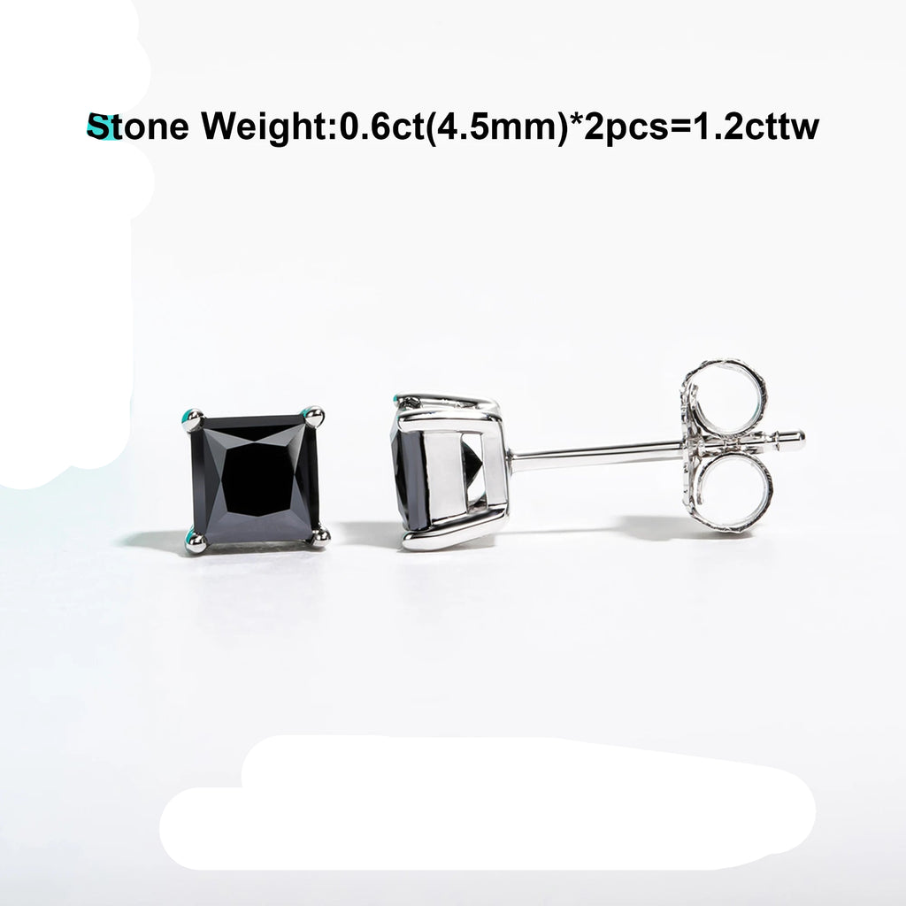 Square Cute Hypoallergenic Moissanite Earrings