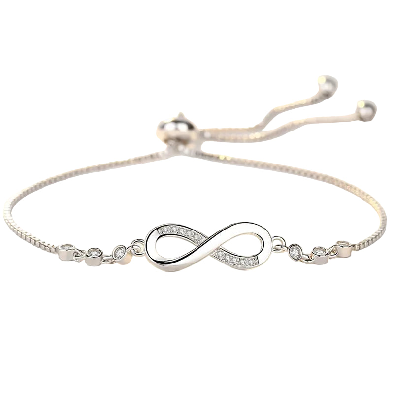 Infinity 925 Sterling Silver Bracelet