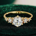 Diana 1ct Brilliant Cut Moissanite Engagement Ring